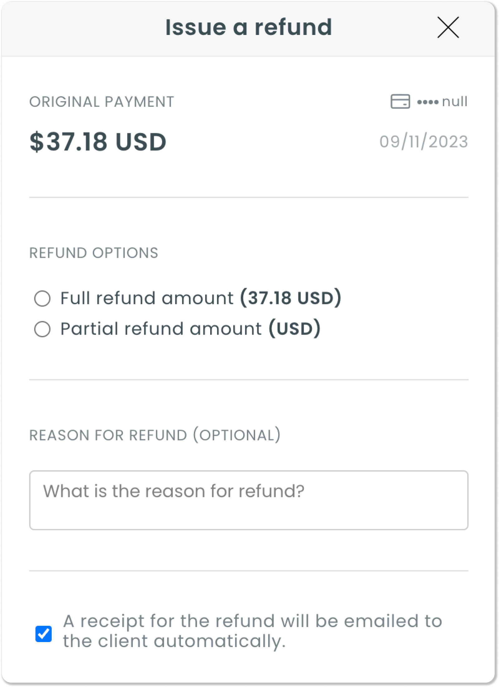 How to issue refunds – Workiz