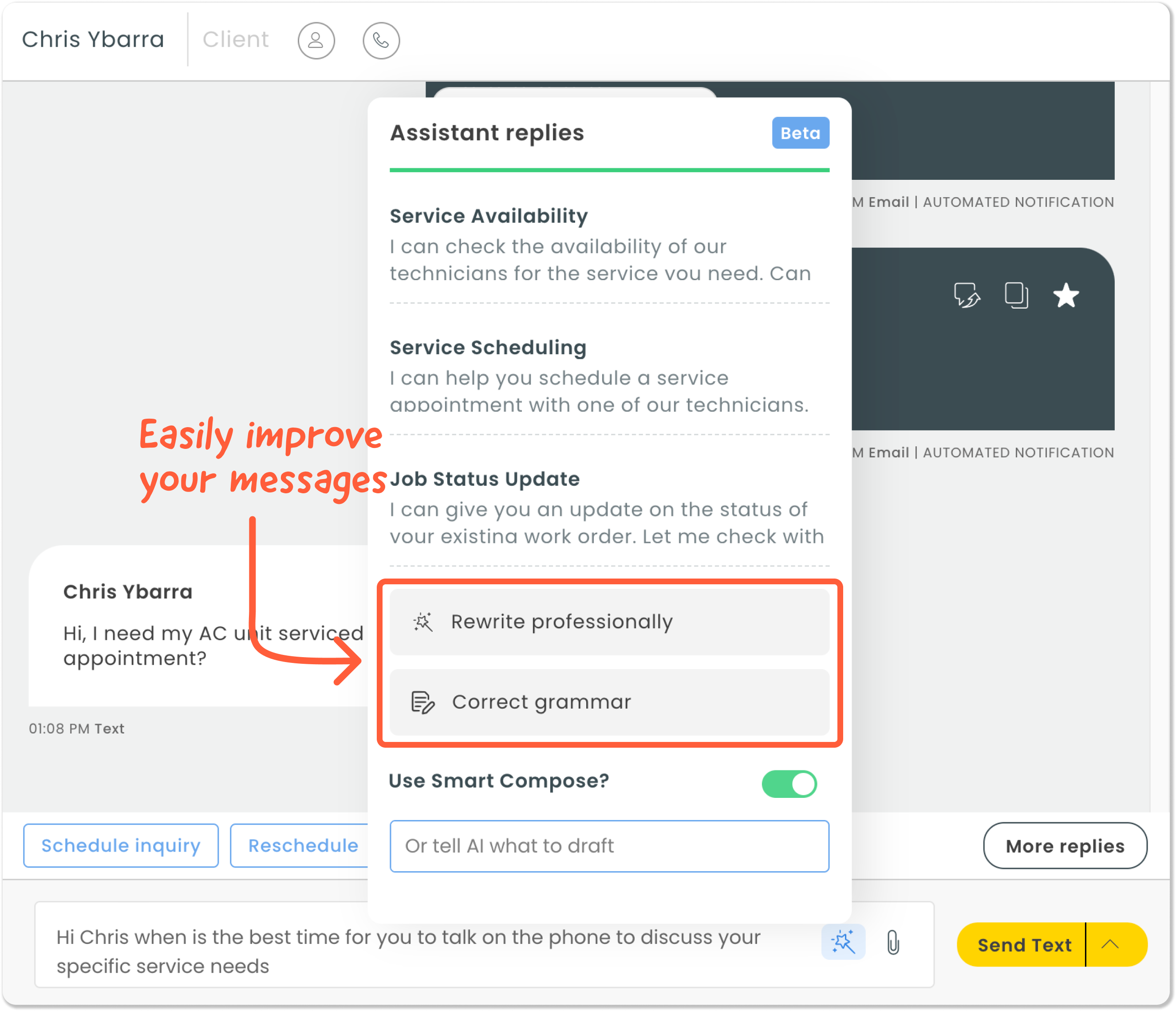 UltraBot AI-powered messaging for U.S. businesses